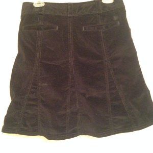 Brand new ATHLETA black corduroy skirt, size 6
